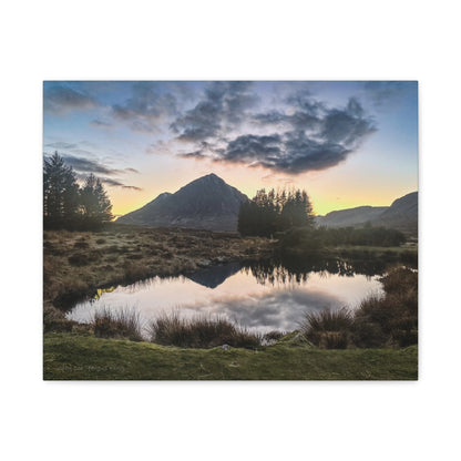Glen Coe Sunset, Scottish Highlands – Canvas Print by Fergus King