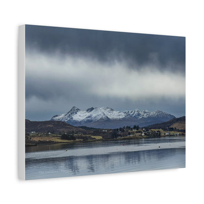 The Cuillins Canvas Print – By Photographer Fergus King l Scottish Highlands Seascape Wall Art