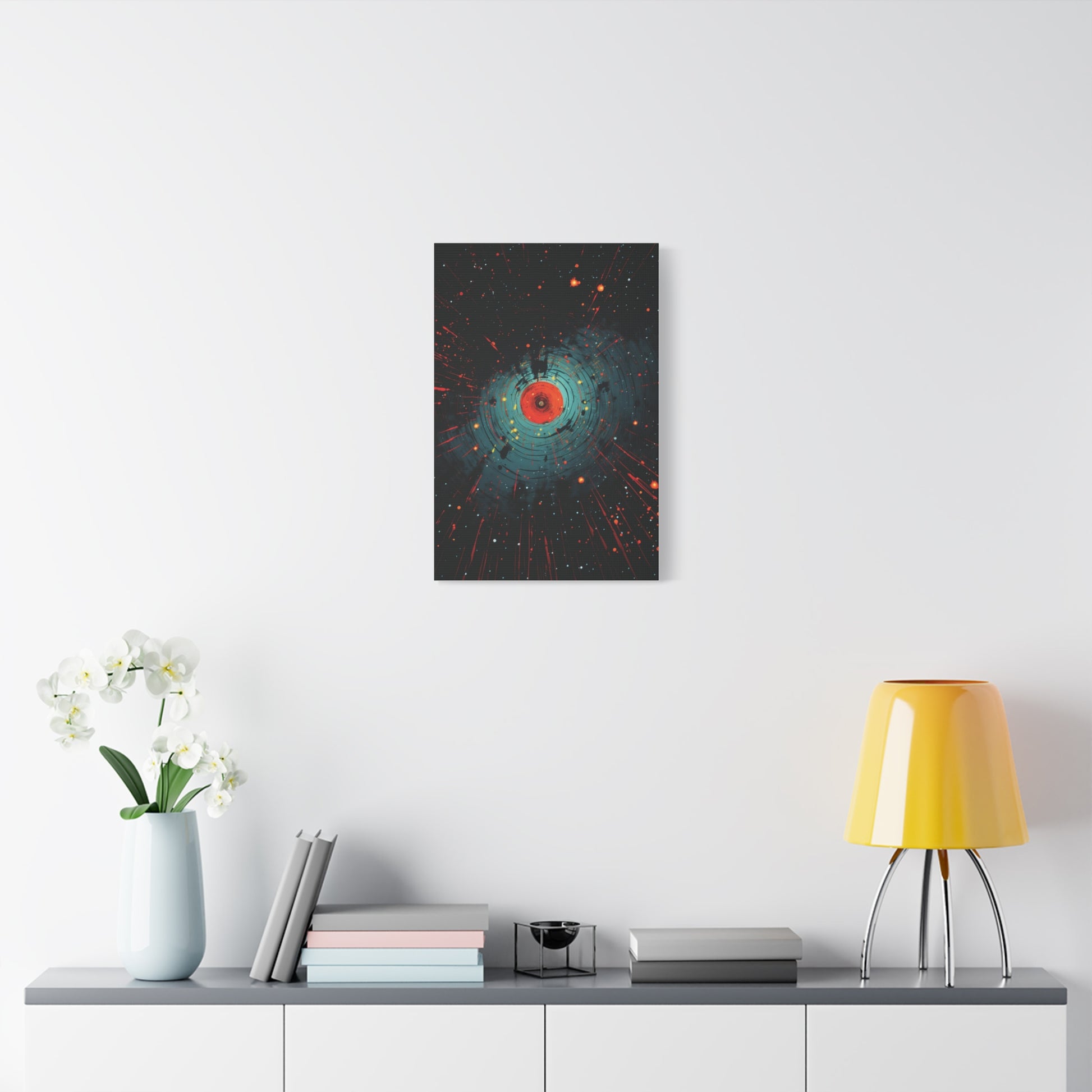Stellar Impact — Modern Space-Inspired Poster