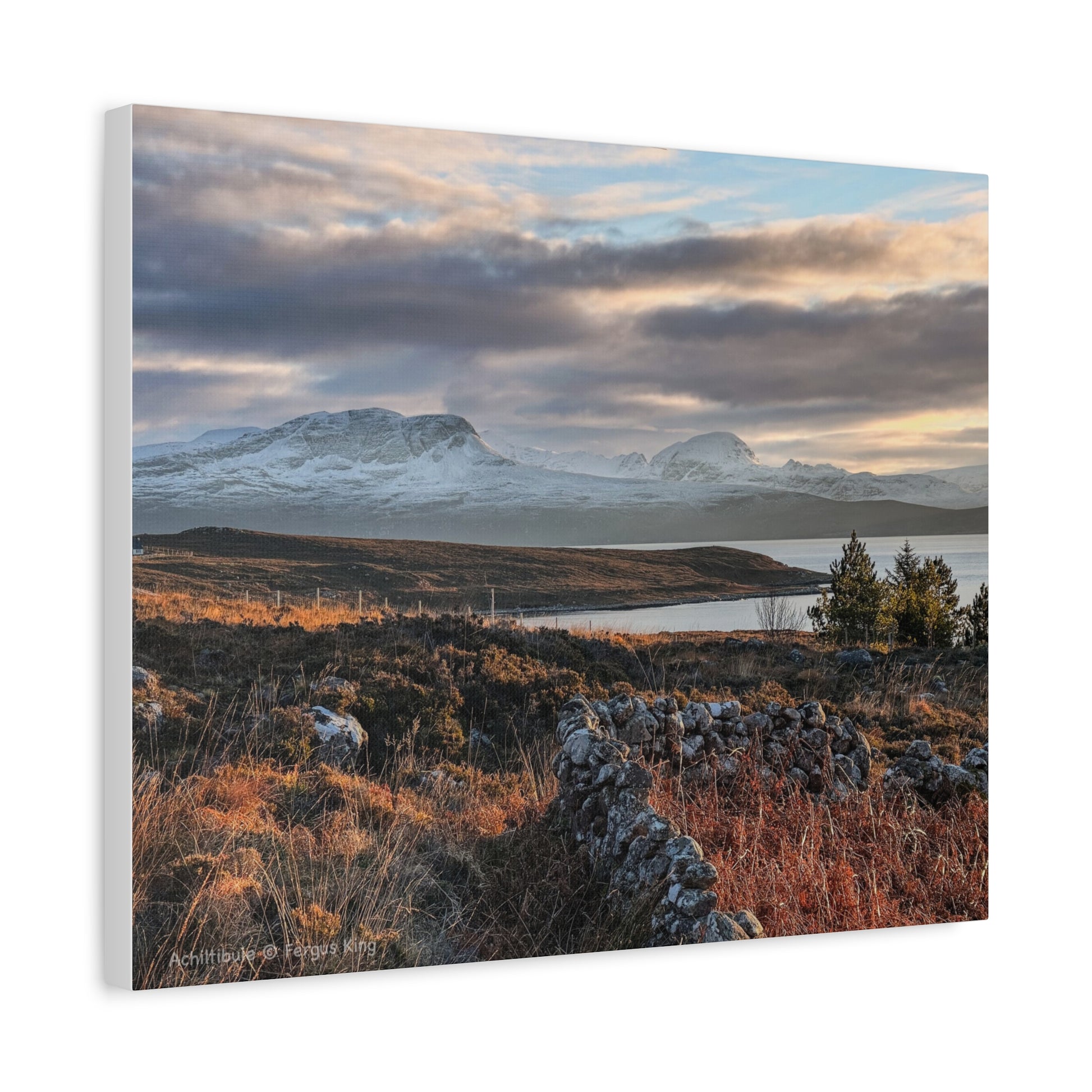 Achiltibuie Canvas Print – Scottish Highlands Wall Art by Photographer Fergus King