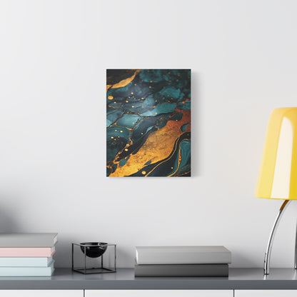 Elegant Abstract Wall Art Canvas Print, Modern Home Decor