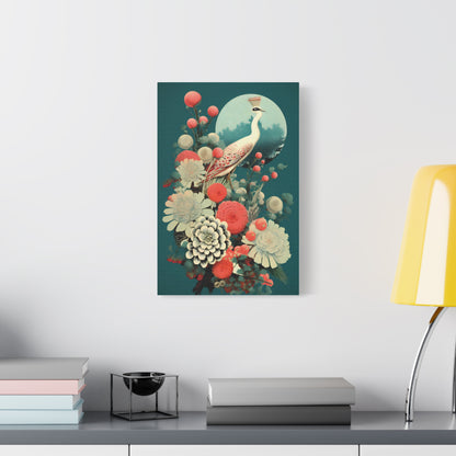 Elegant Peony Art Canvas Print, Wall Decor for Home