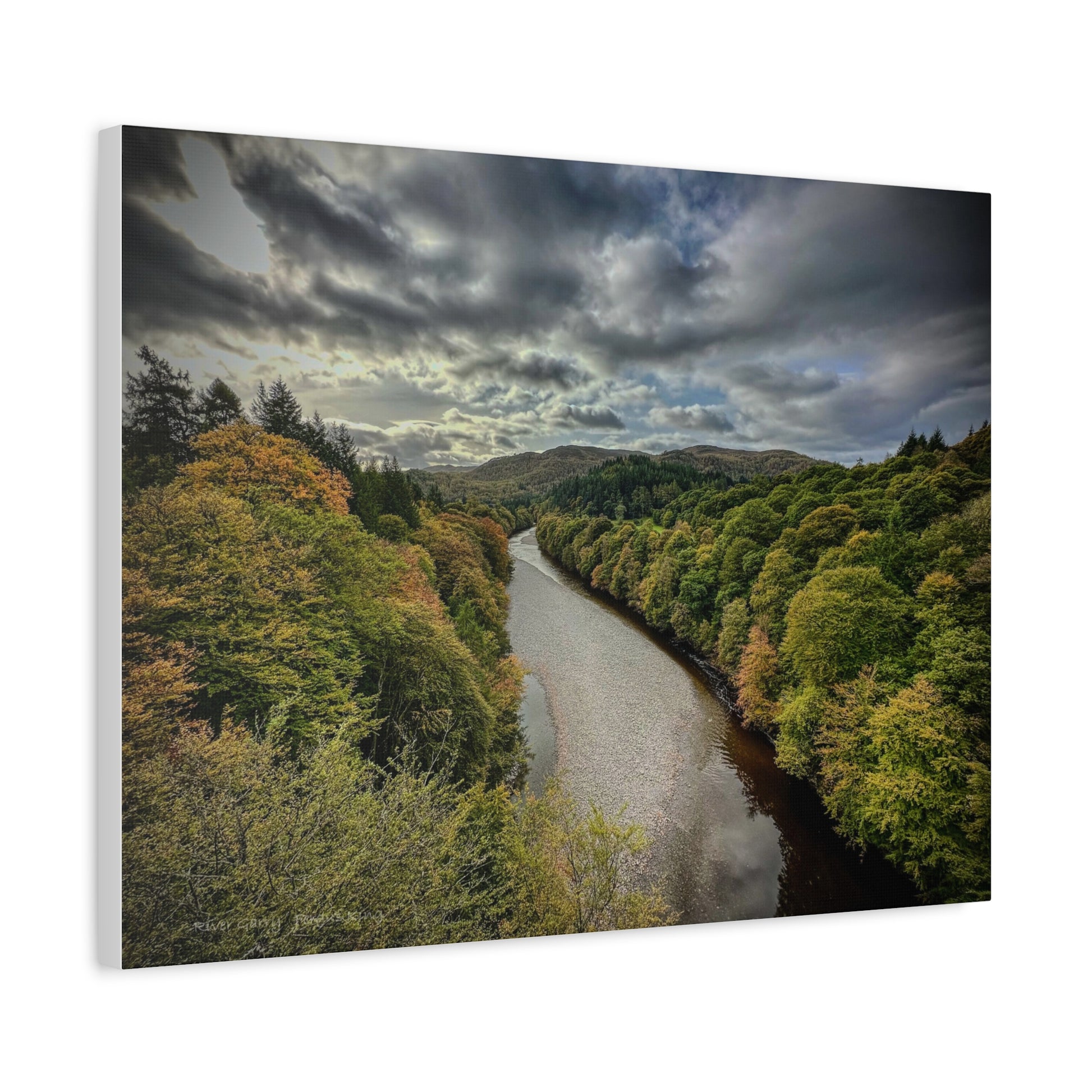 River Garry Canvas Print – By Photographer Fergus King