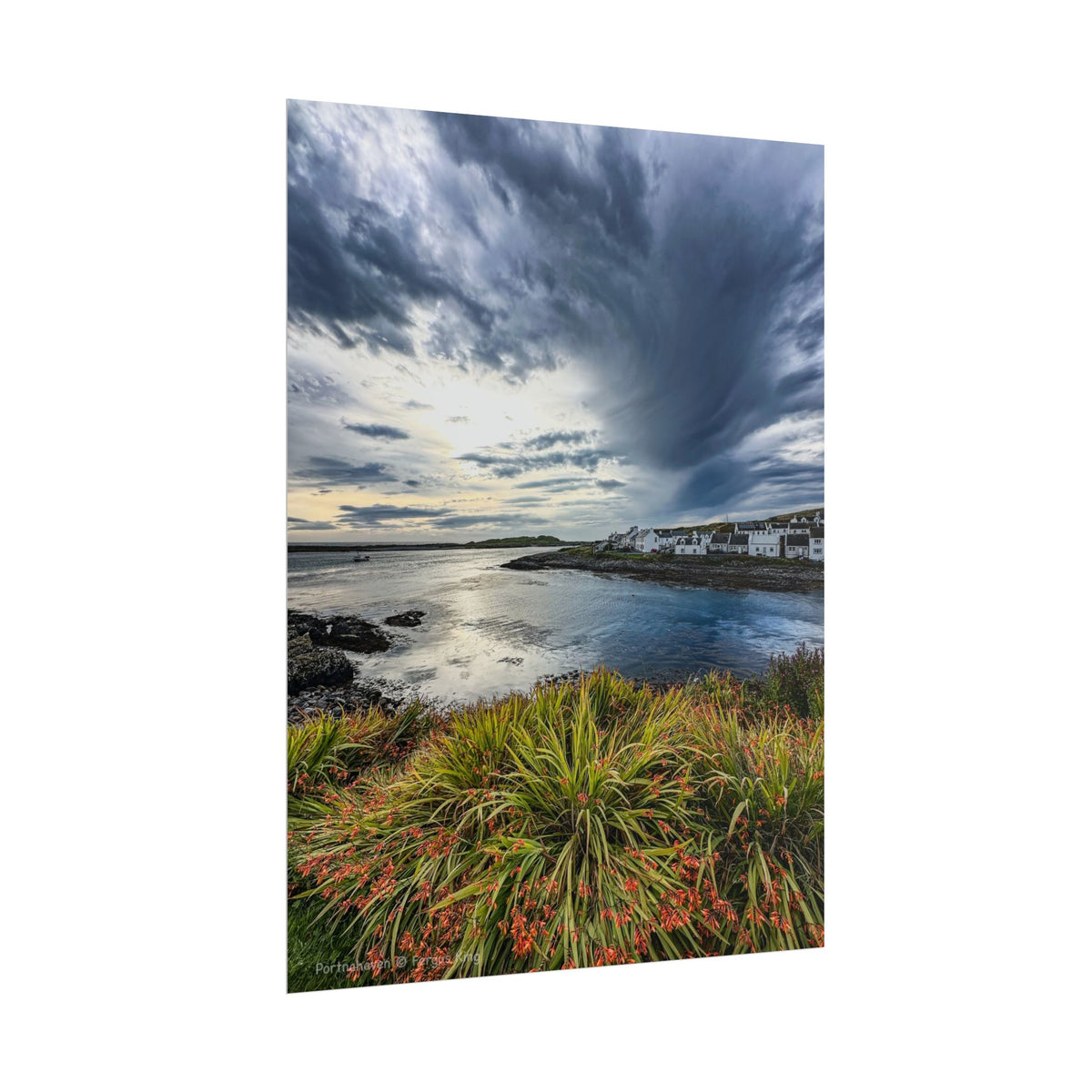 Portnahaven Fine Art Print by Photographer Fergus King