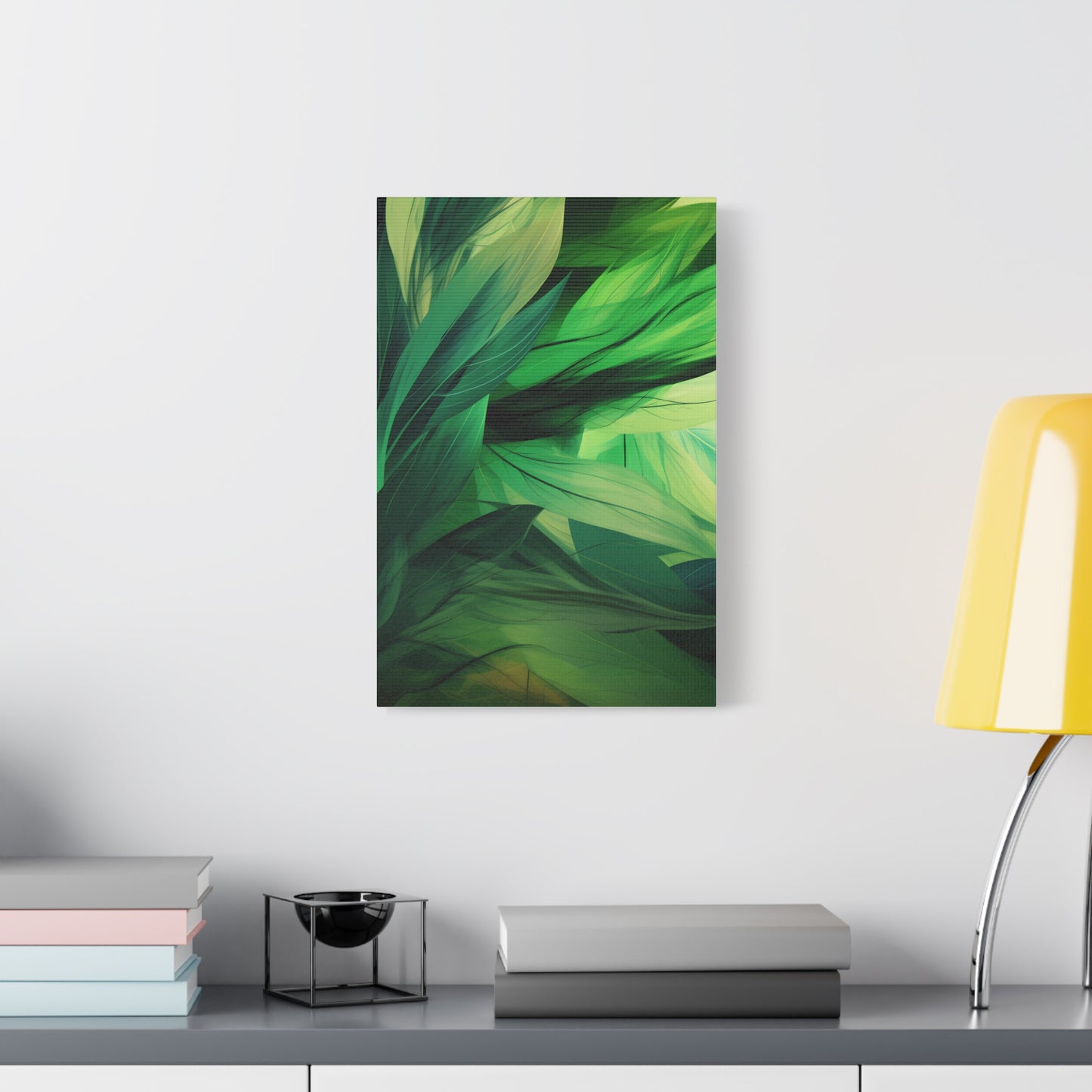 Emerald Canopy — Abstract Botanical Wall Art