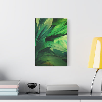 Emerald Canopy — Abstract Botanical Wall Art
