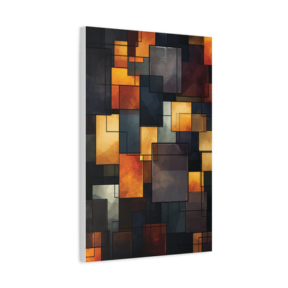 Abstract Matte Canvas Wall Art, Modern Decor for Home