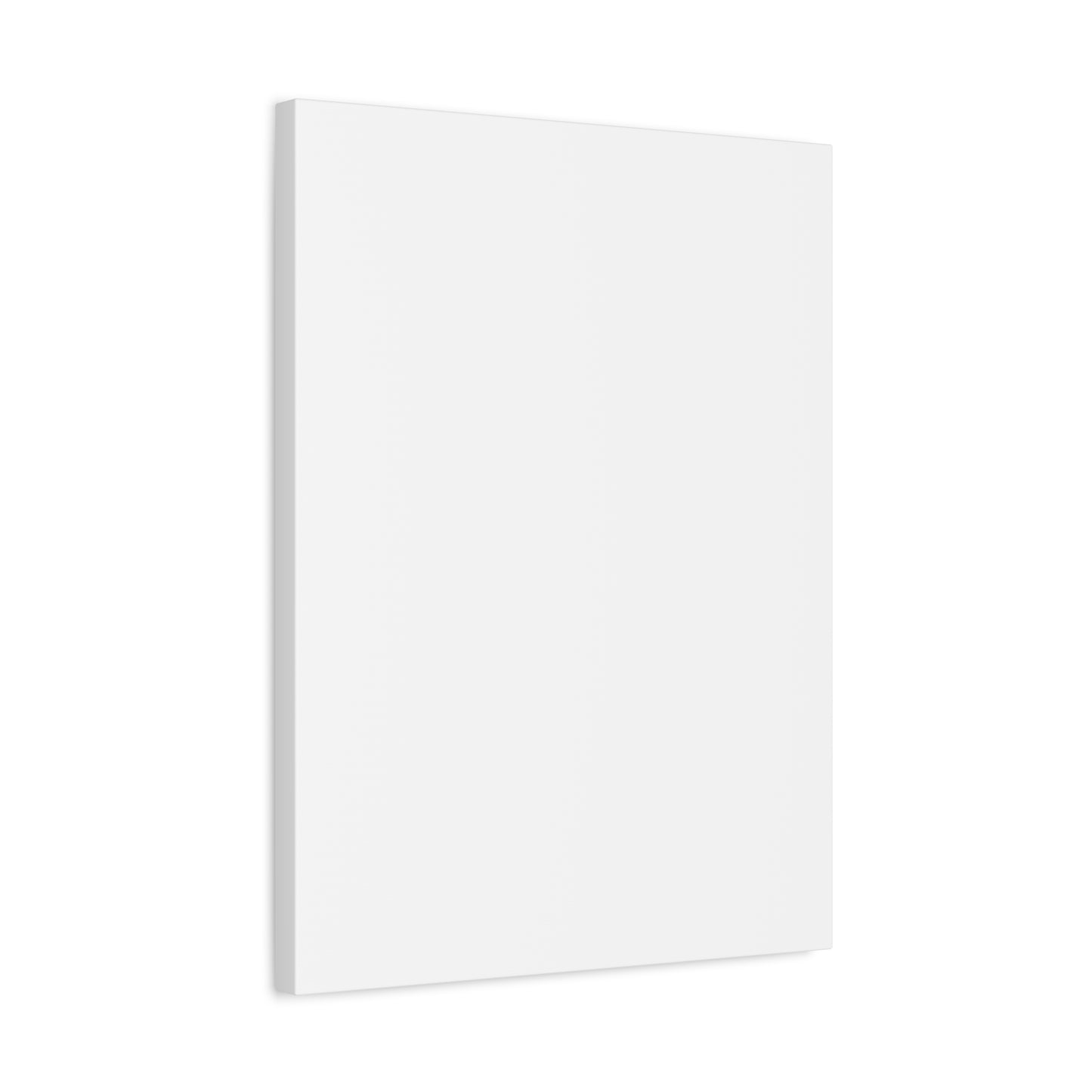 Personalised Matte Stretched Canvas, Blank Wall Art Decor (Vertical)