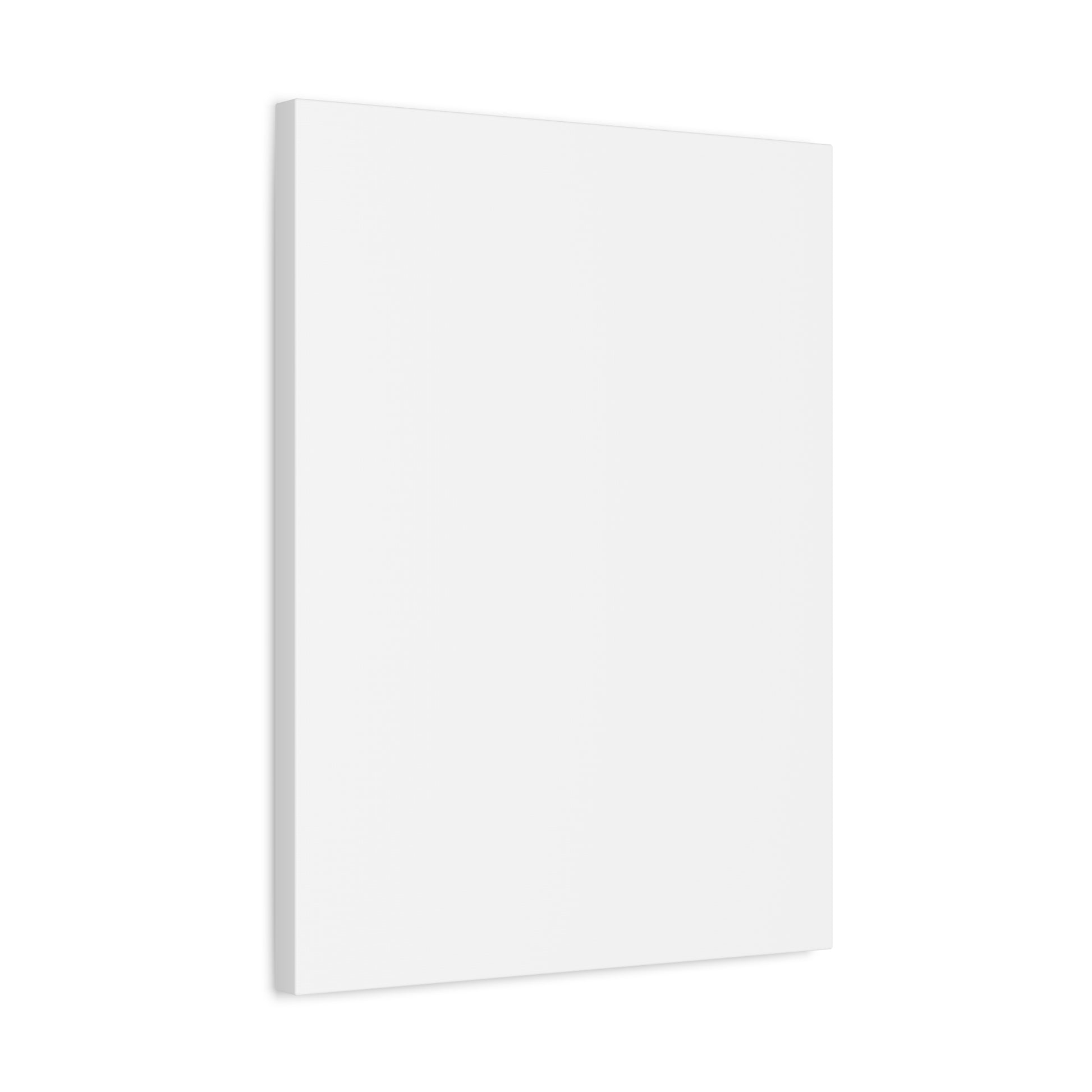 Personalised Matte Stretched Canvas, Blank Wall Art Decor (Vertical)