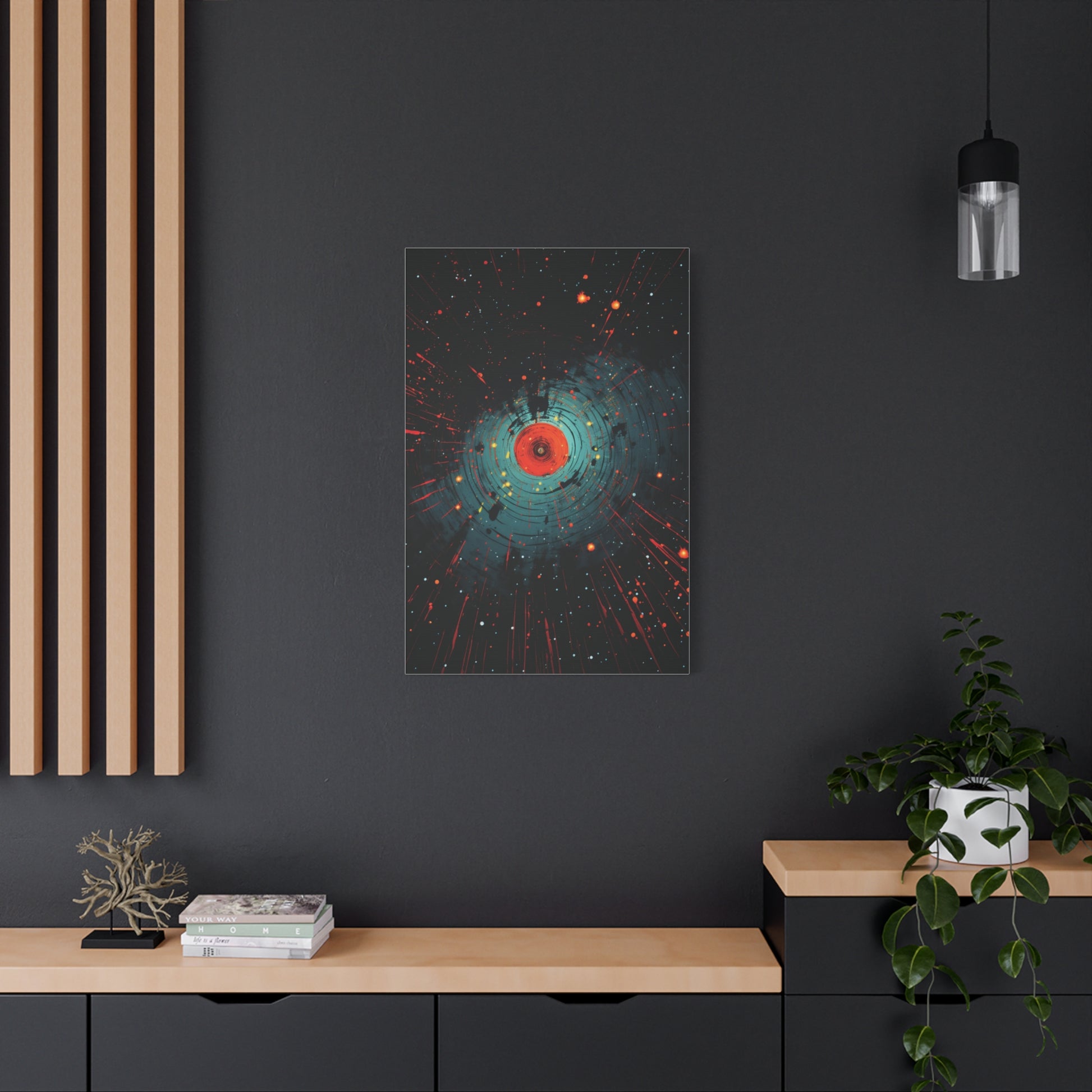 Stellar Impact — Modern Space-Inspired Poster
