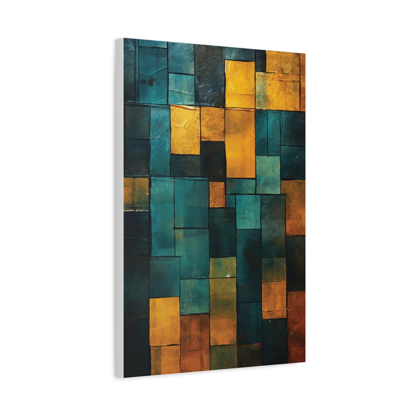 Colorful Abstract Canvas Art Print, Modern Home Decor