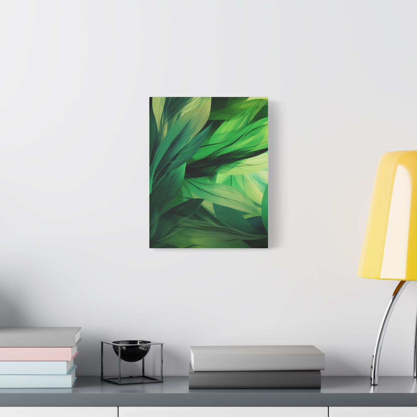 Emerald Canopy — Abstract Botanical Wall Art