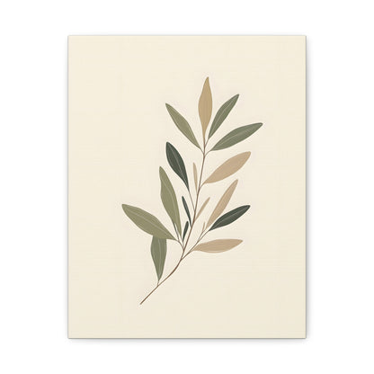 Minimalist Botanical Leaf Illustration