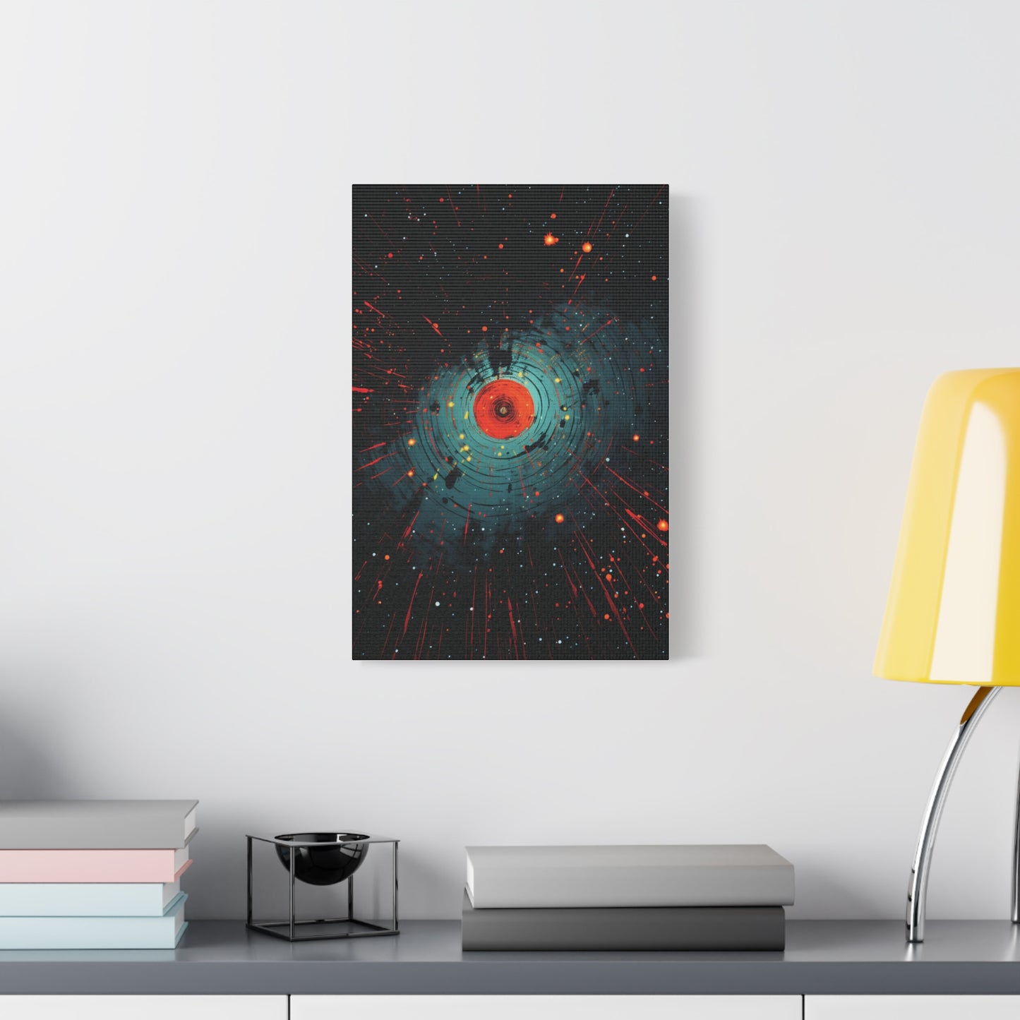 Stellar Impact — Modern Space-Inspired Poster