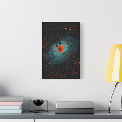 Stellar Impact — Modern Space-Inspired Poster