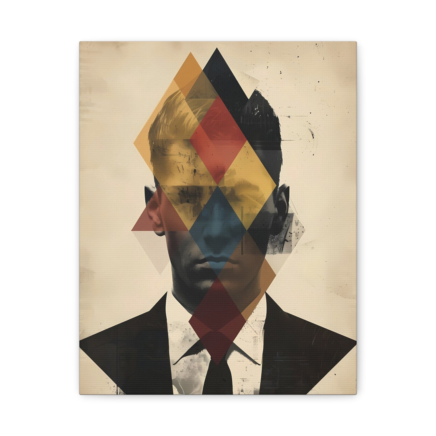 Abstract Portrait Canvas Art, Modern Wall Decor