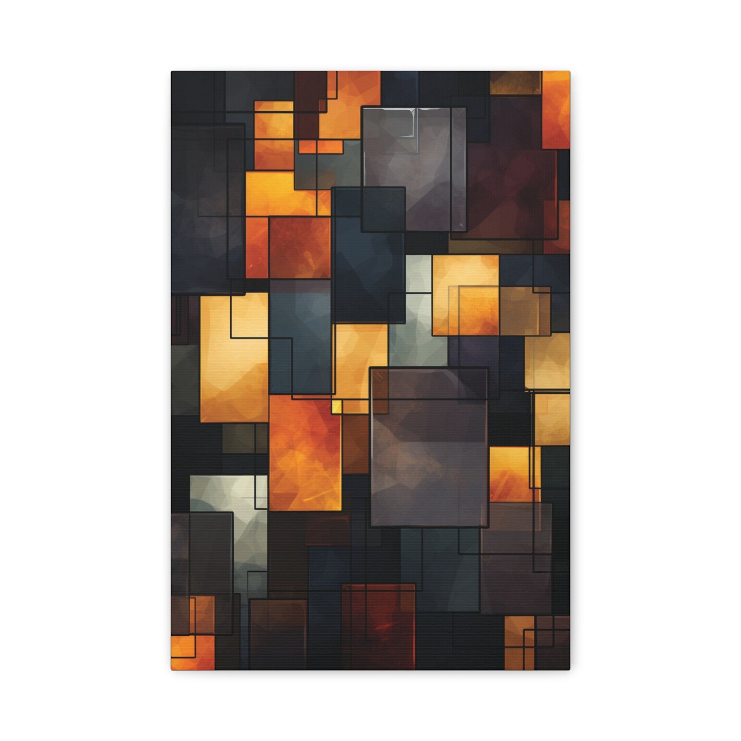 Abstract Matte Canvas Wall Art, Modern Decor for Home