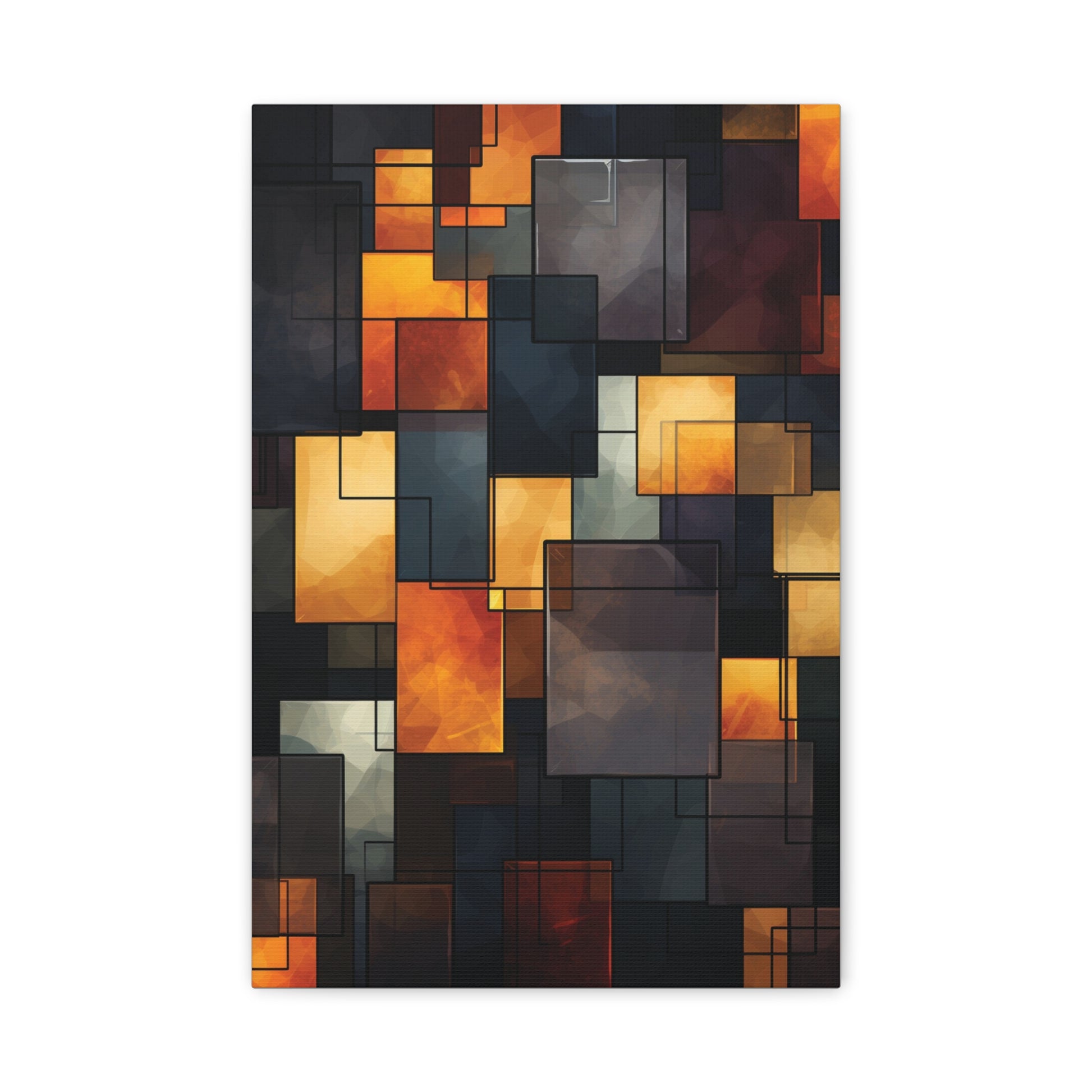 Abstract Matte Canvas Wall Art, Modern Decor for Home
