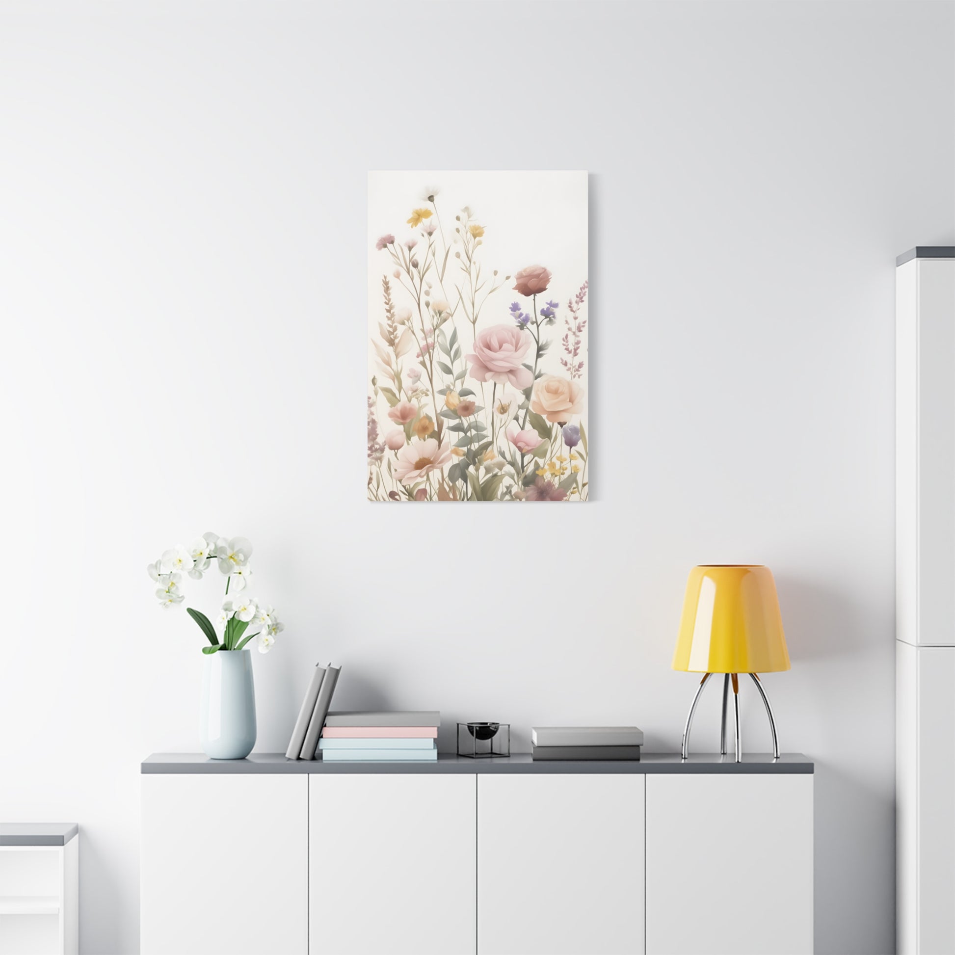 Floral Canvas Wall Art, Home Decor, Rustic Art