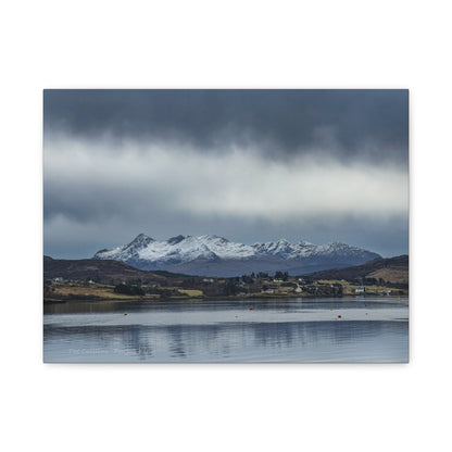 The Cuillins Canvas Print – By Photographer Fergus King l Scottish Highlands Seascape Wall Art