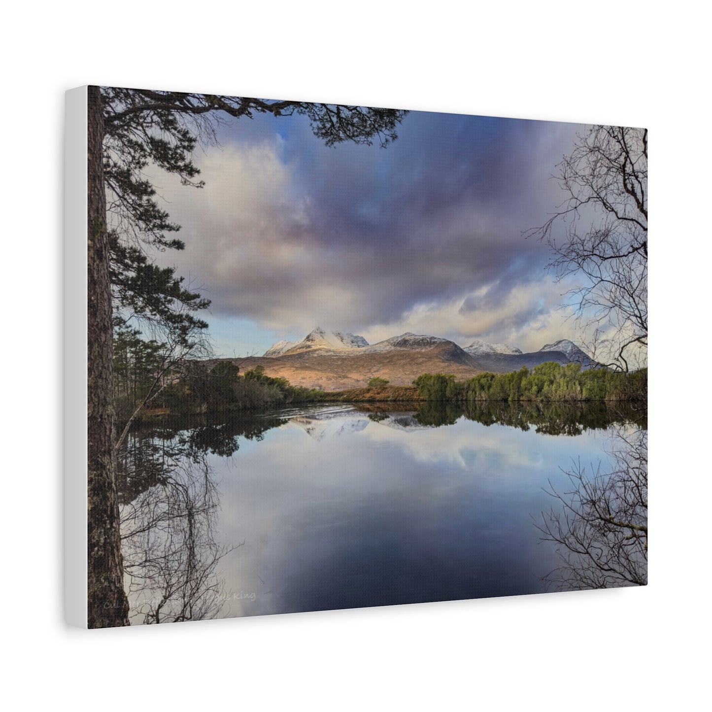 Cul Mor Reflections, Scottish Highlands – Canvas Print by Fergus King