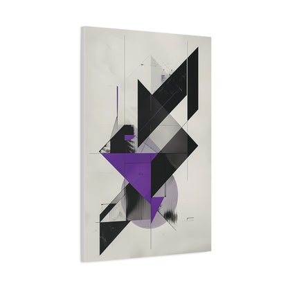 Precision Lines — Sleek Geometric Abstract Poster