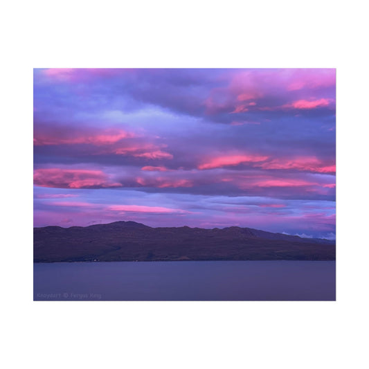 Knoydart Twilight Fine Art Print | By Photographer Fergus King