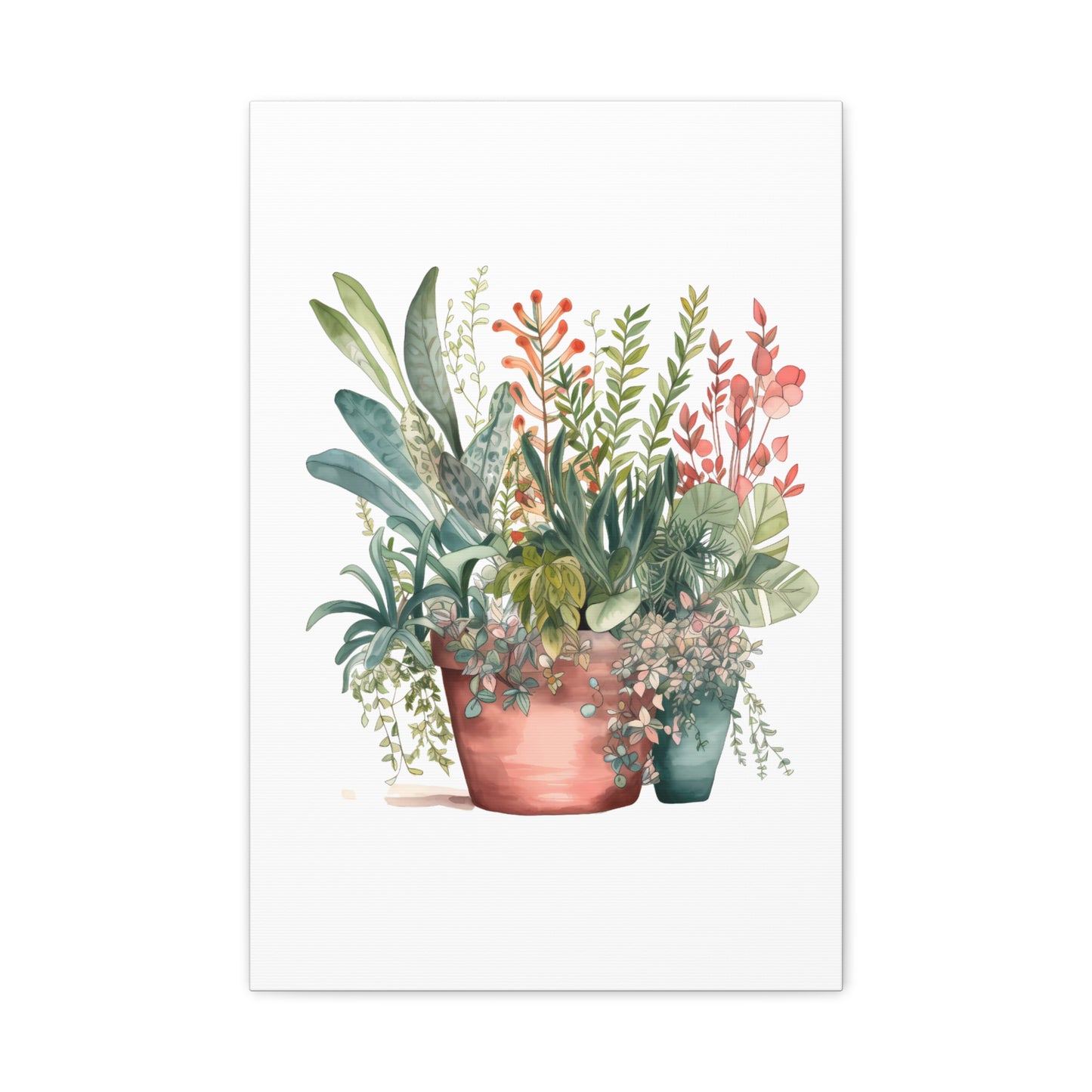 Floral Canvas Art Print, Home Decor, Botanical Wall Art