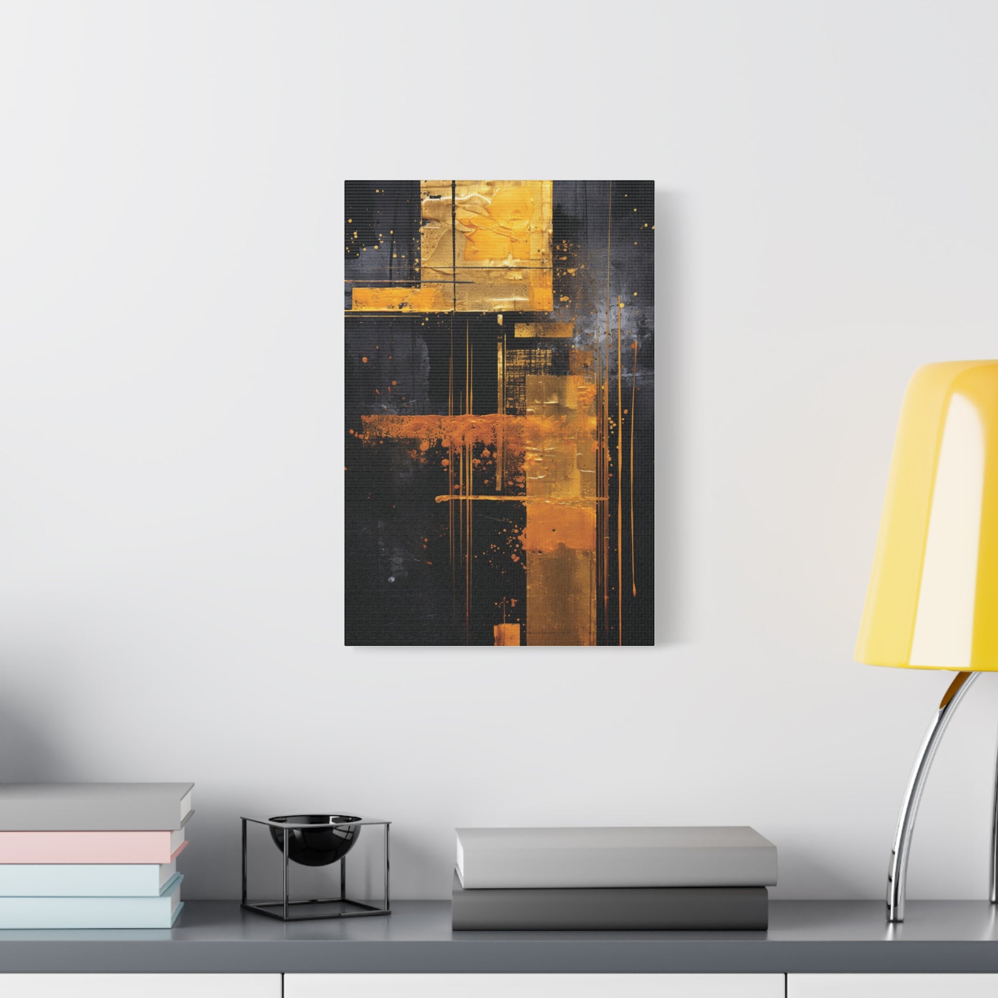 Abstract Modern Canvas Art Piece, Wall Decor