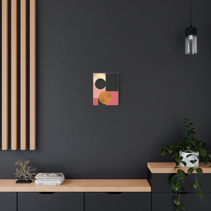 Golden Balance — Geometric Modern Wall Art