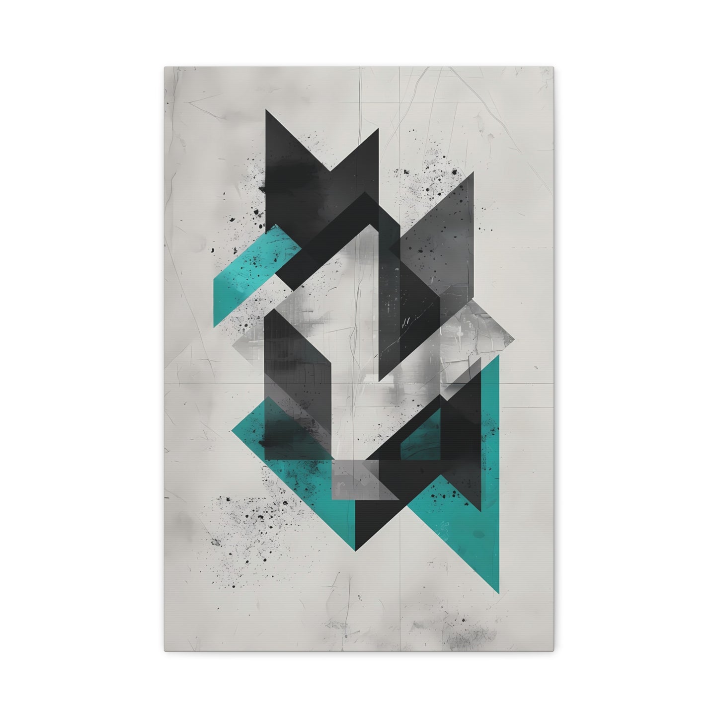 Structural Abstraction — Minimalist Geometry Poster