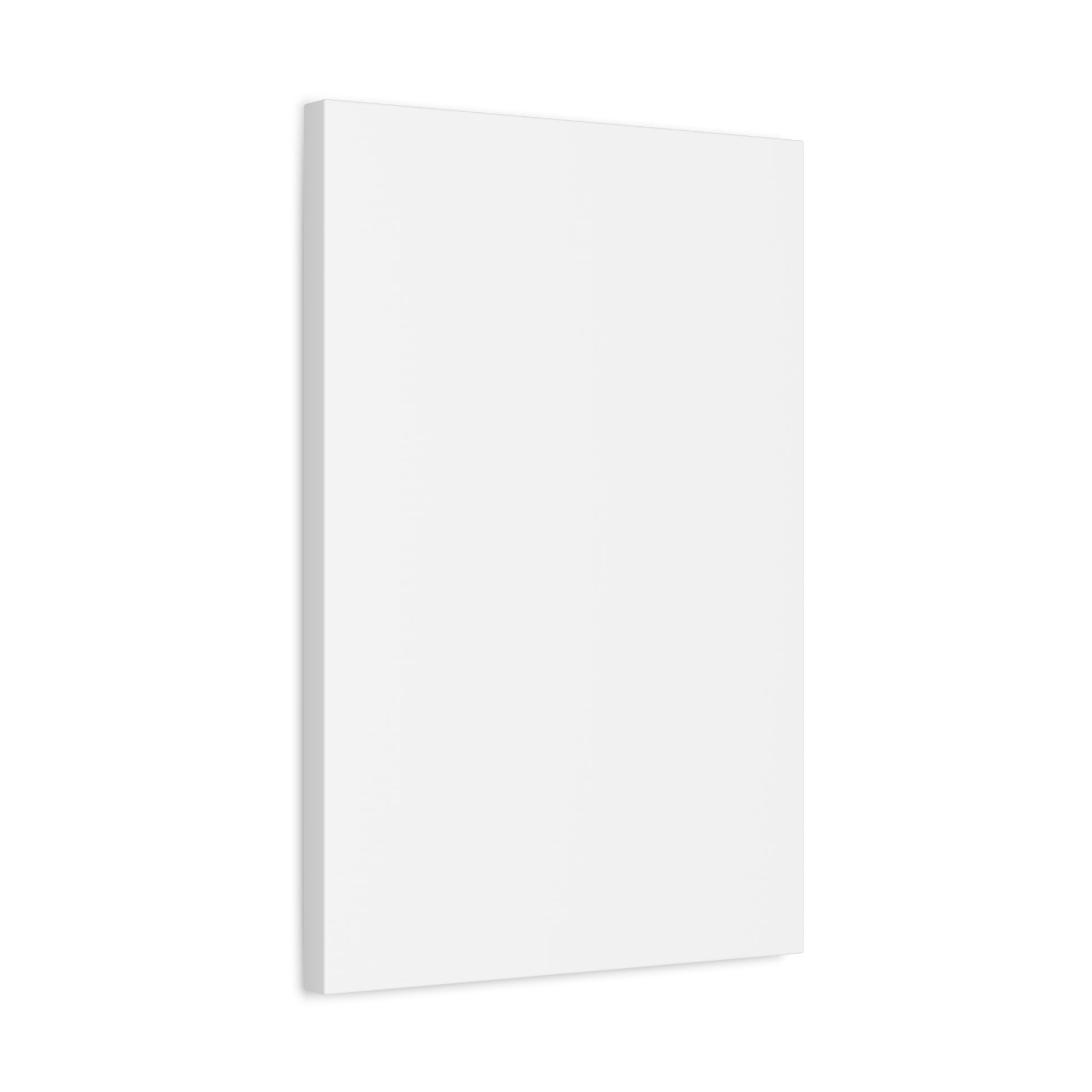 Personalised Matte Stretched Canvas, Blank Wall Art Decor (Vertical)