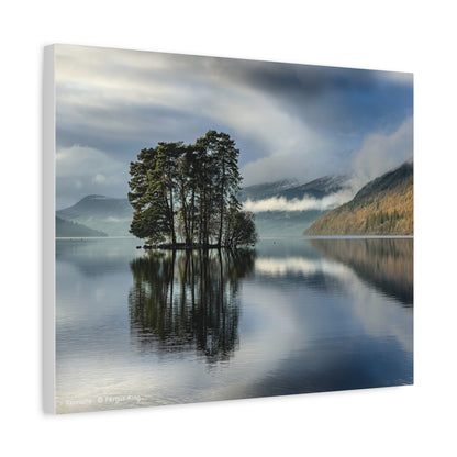 Kenmore Canvas Print – Scottish Loch Landscape Wall Art by Photographer Fergus King