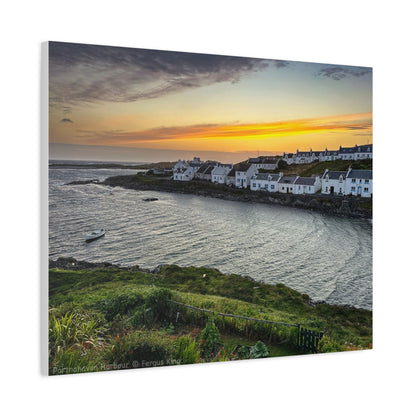 Portnahaven Harbour, Scotland – Canvas Print by Photographer Fergus King