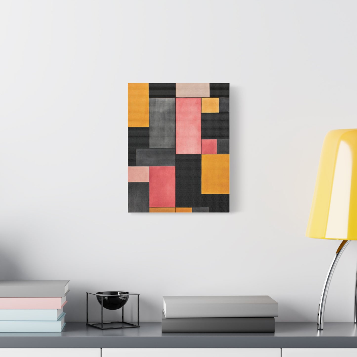 Modern Wall Art Print - Geometric Canvas Decor