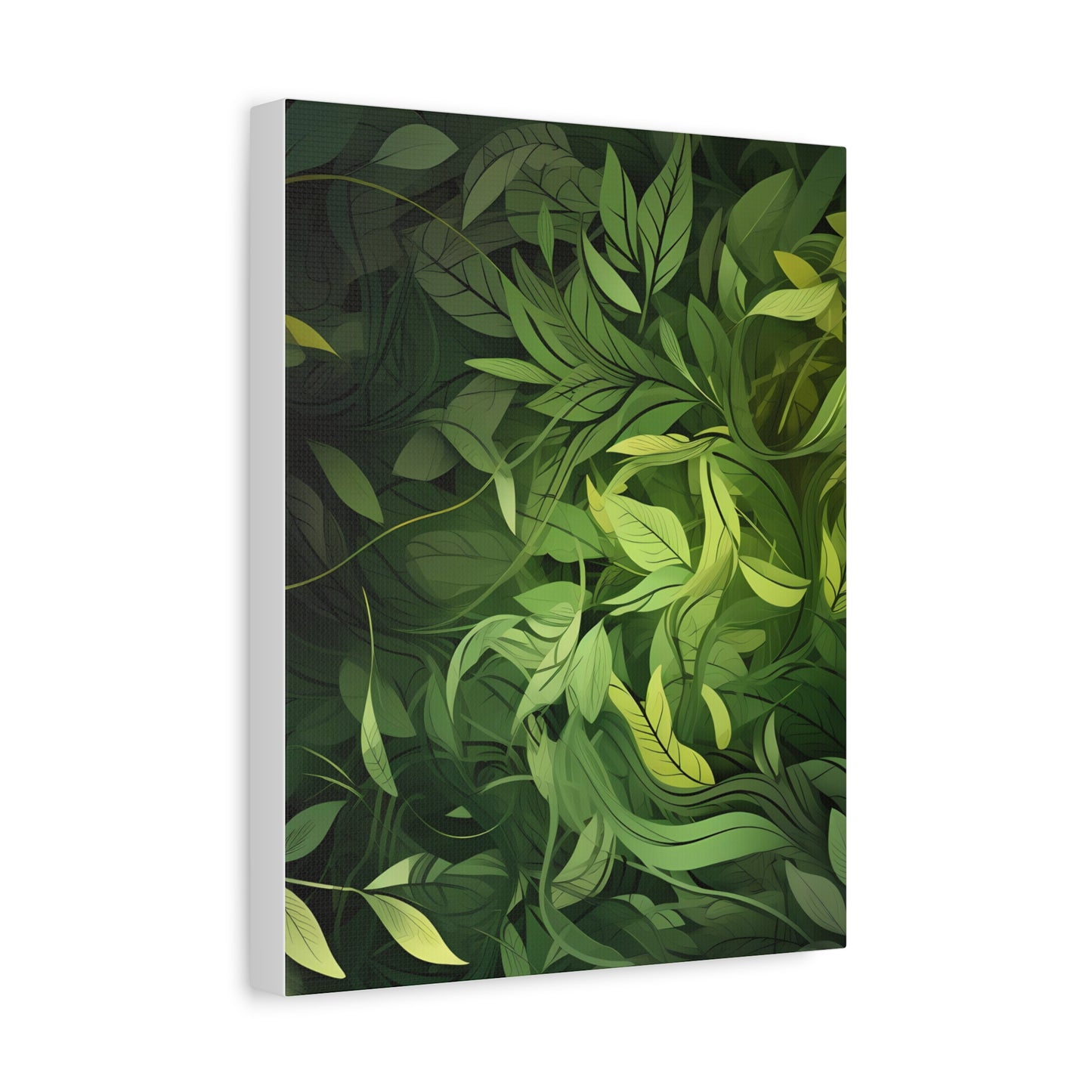 Verdant Dreams — Leafy Modern Nature Print