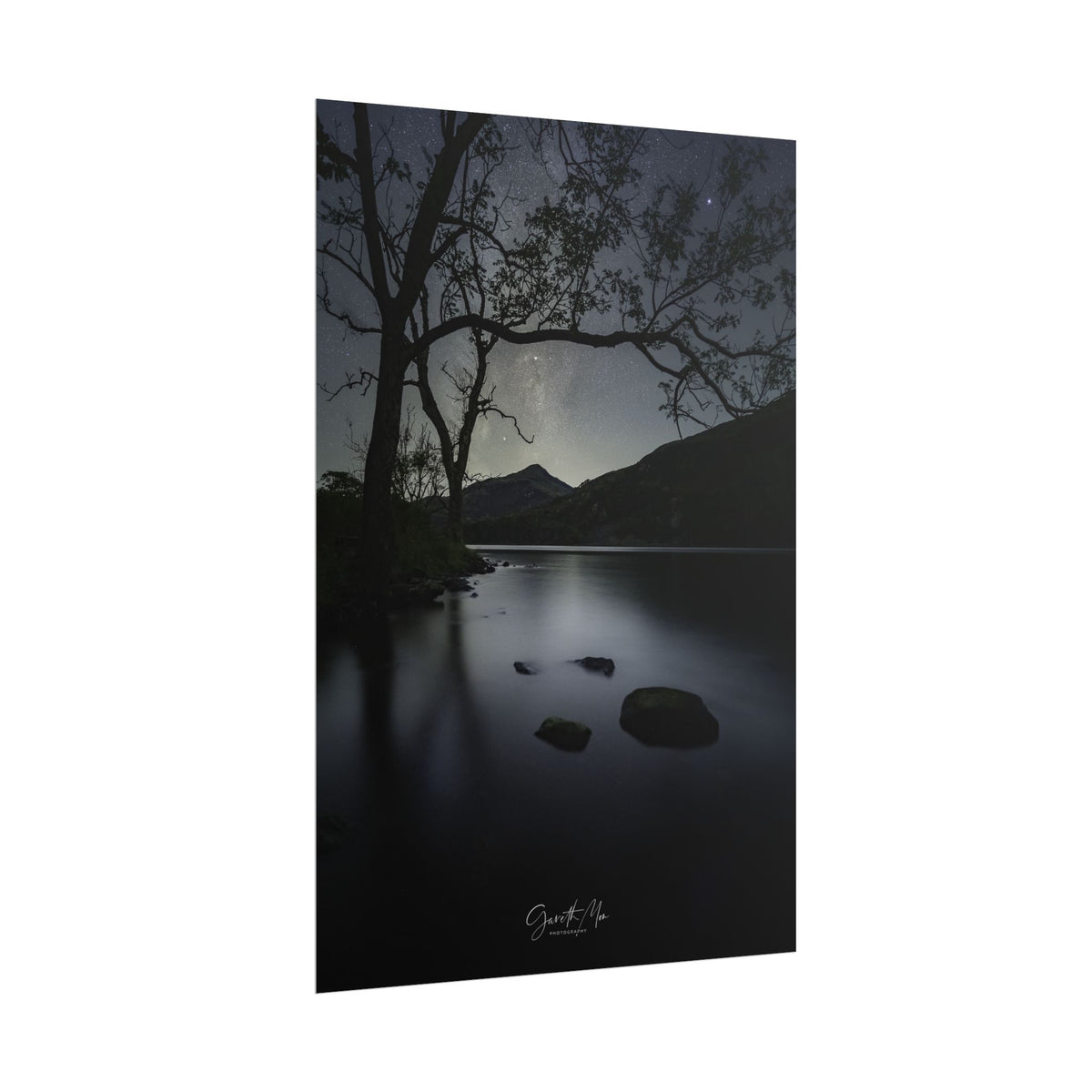 Gwynant Milky Way Fine Art Print | By Photographer Gareth Mon Jones