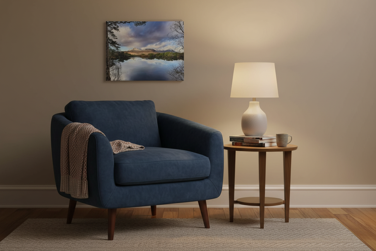 Cul Mor Reflections, Scottish Highlands – Canvas Print by Fergus King