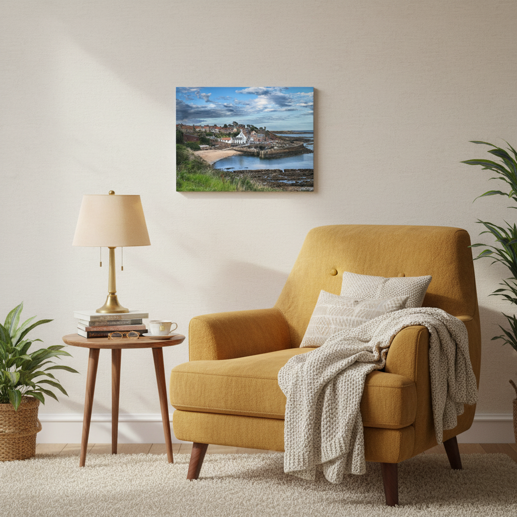 Crail Canvas Print – by Photographer Fergus King