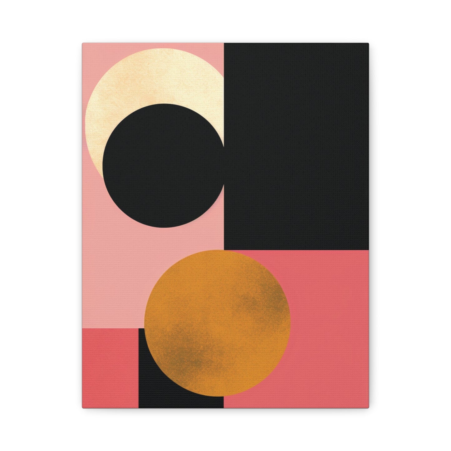 Golden Balance — Geometric Modern Wall Art