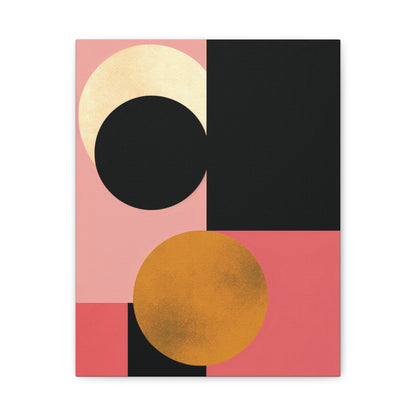 Golden Balance — Geometric Modern Wall Art