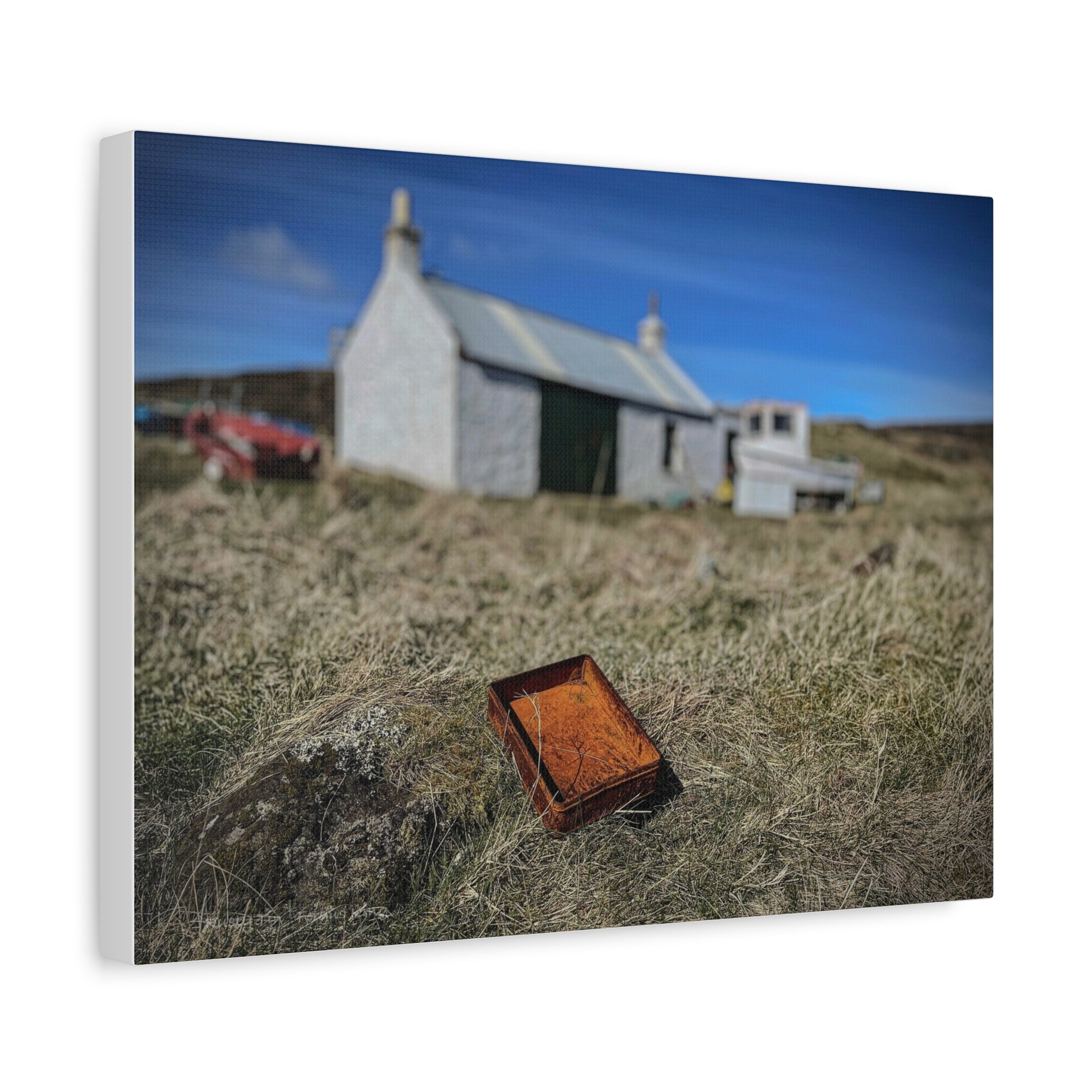 Rust Tin in the Highlands Canvas Print – by Photographer Fergus King
