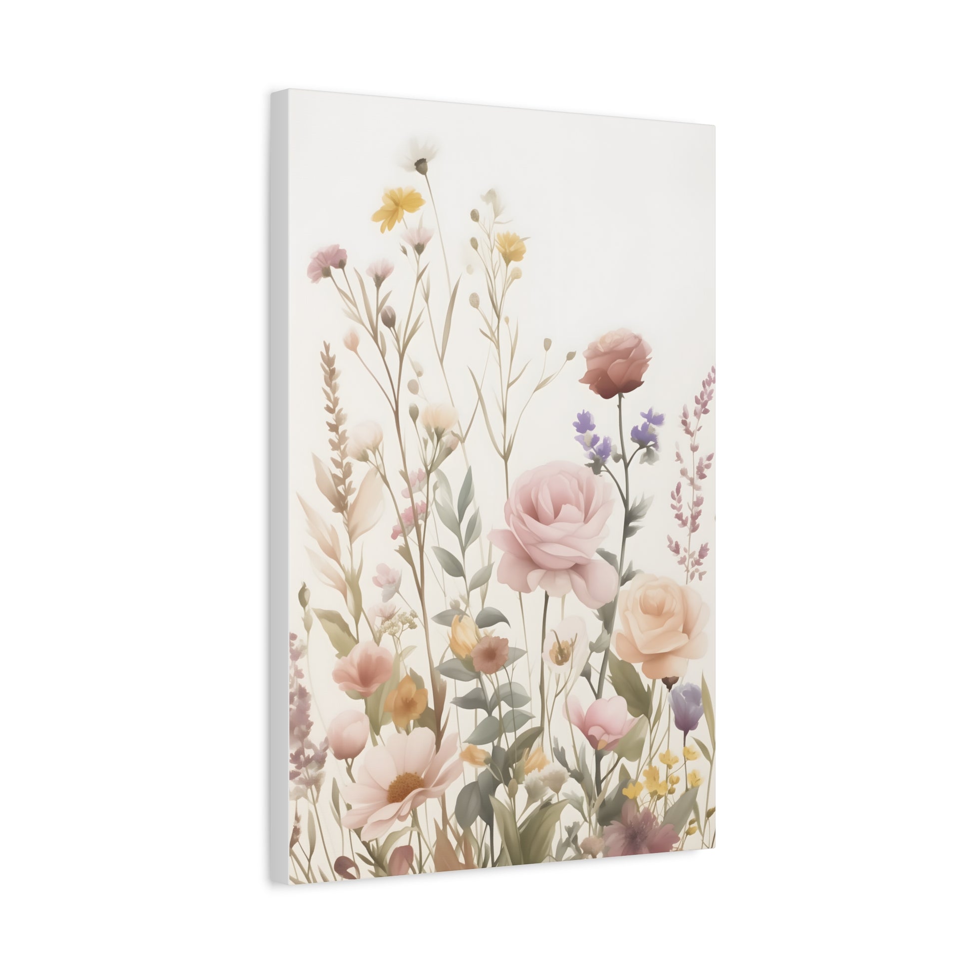 Floral Canvas Wall Art, Home Decor, Rustic Art