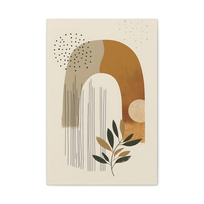 Minimalist Botanical Leaf Illustration