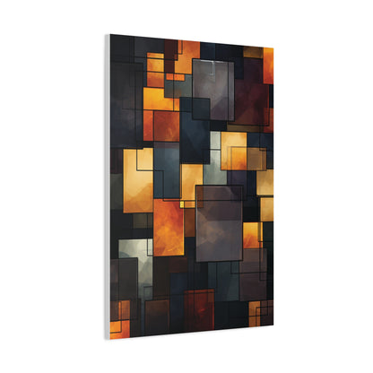 Abstract Matte Canvas Wall Art, Modern Decor for Home
