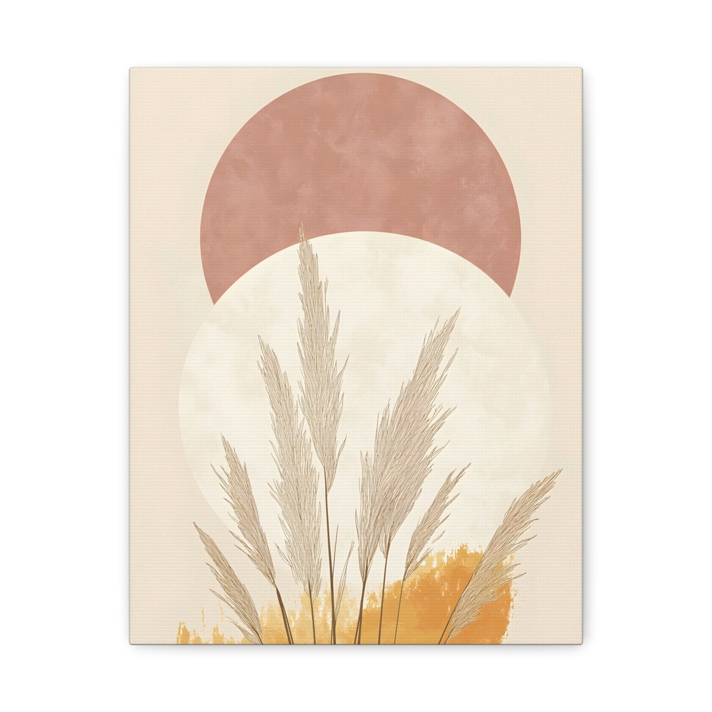 Boho Chic Wall Art Canvas, Modern Decorative Print