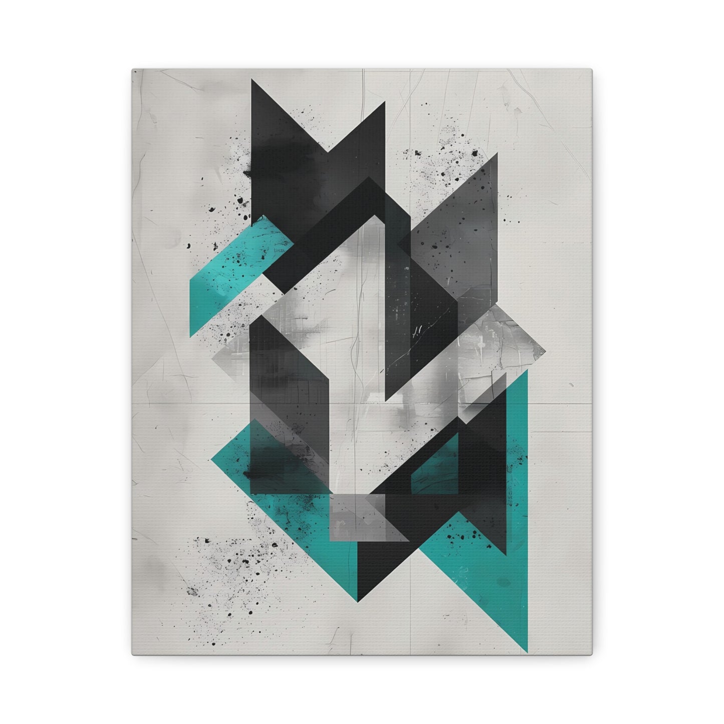 Structural Abstraction — Minimalist Geometry Poster