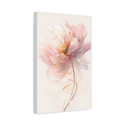 Ethereal Peony Floral Painting, Wall Art Gift for Garden Lovers