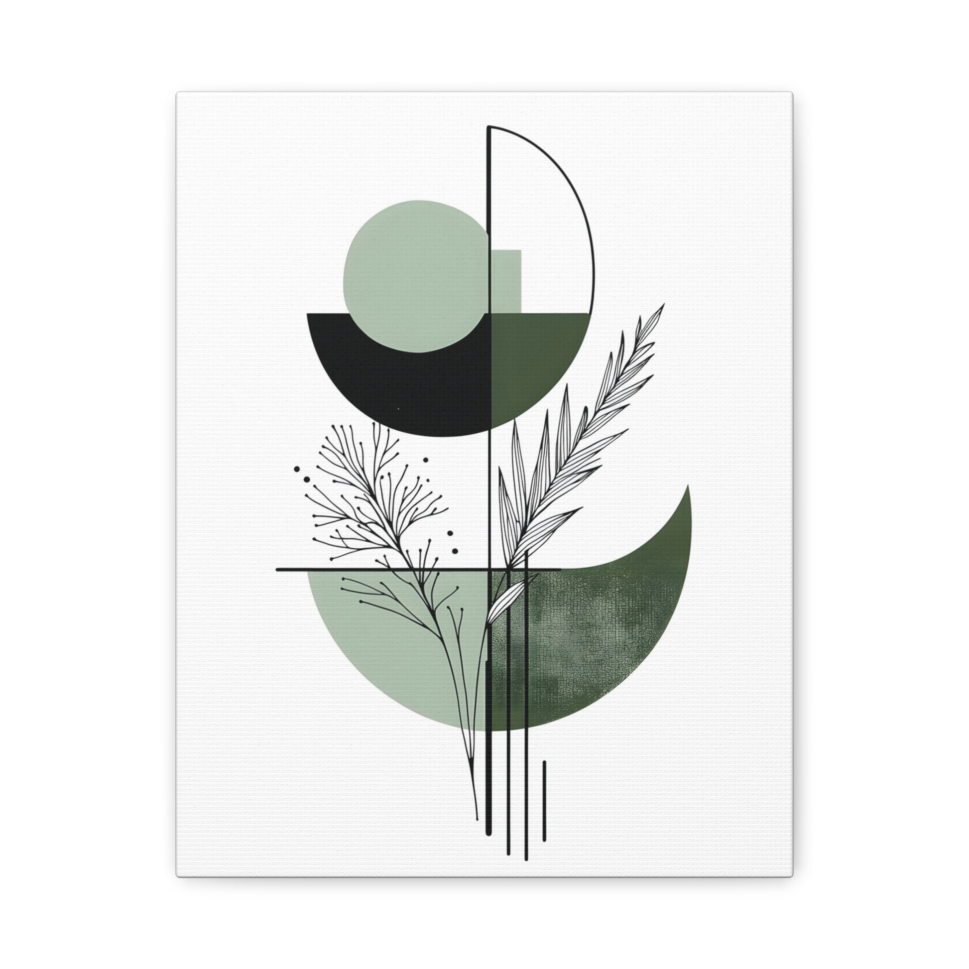 Abstract Botanical Art Canvas