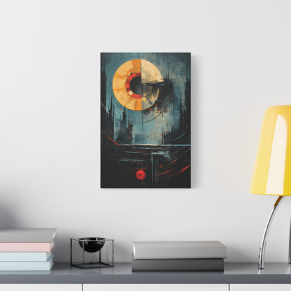 Orbital Echoes” — Cosmic Geometric Poster